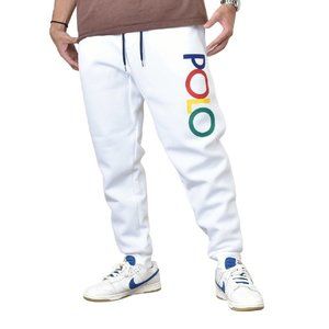 NWT  Polo Ralph Lauren Kids Boy ICONIC EXCLUSIVE Logo Double-Knit Jogger Pants L